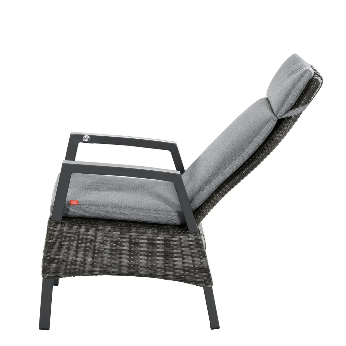 Siena Garden Positionssessel Taranto Aluminium-Gestell anthrazit Gardino-Geflecht