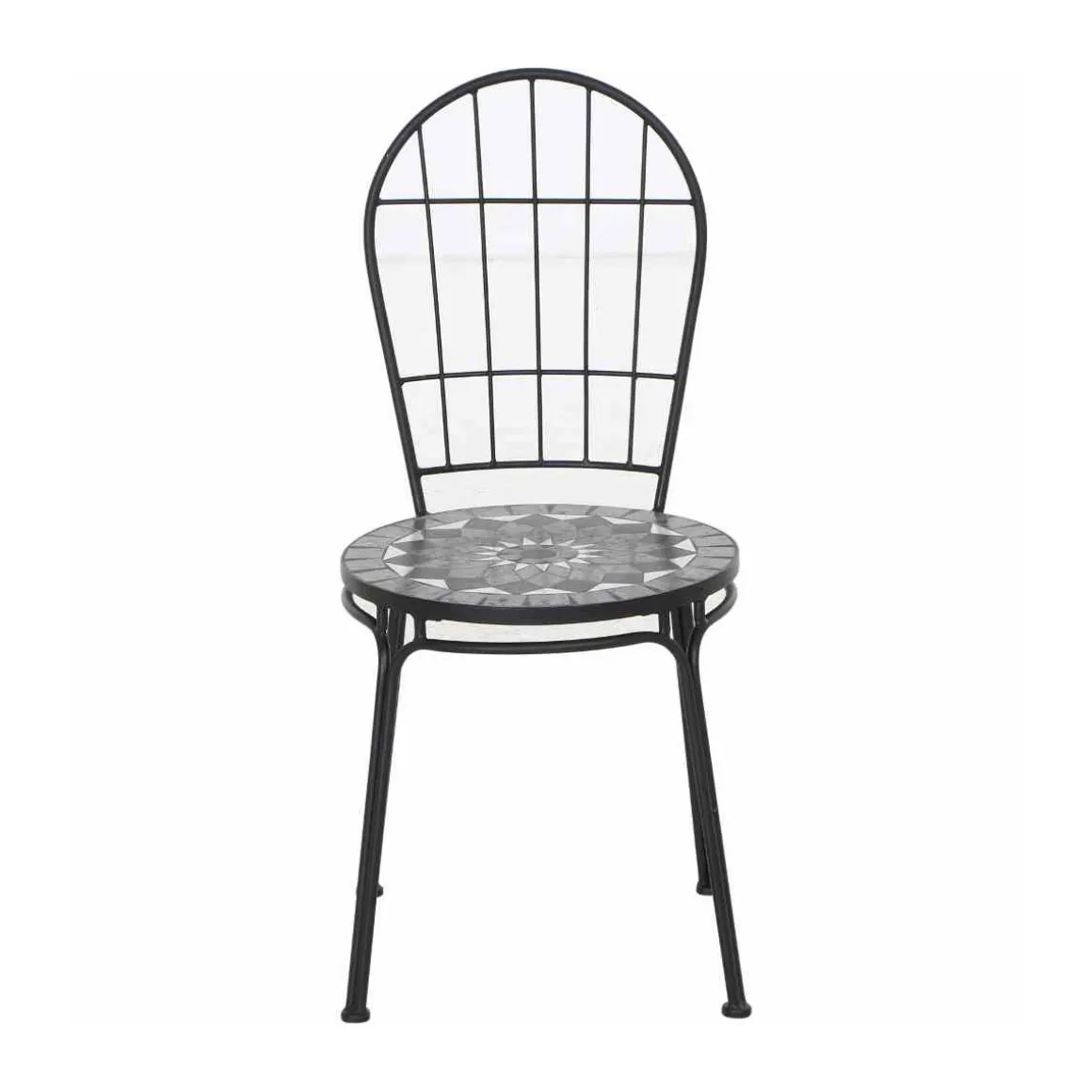 Siena Garden Stapelstuhl Como Gestell Stahl schwarz