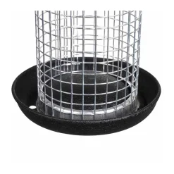 Siena Garden Vogelfuttersäule „Steel Line“ für Nüsse, 20 cm