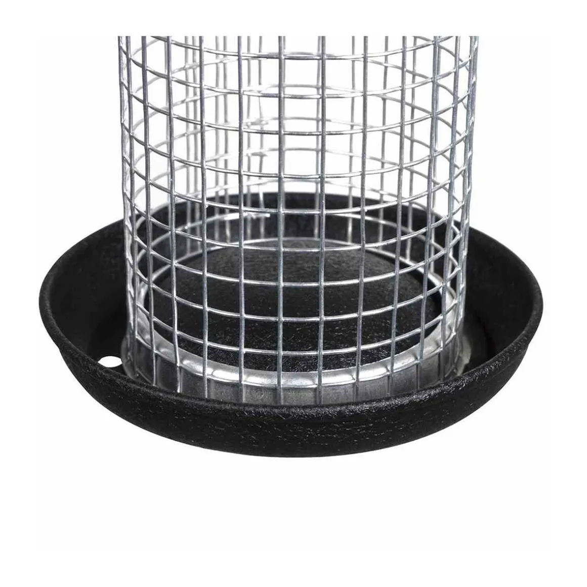 Siena Garden Vogelfuttersäule „Steel Line“ für Nüsse, 20 cm