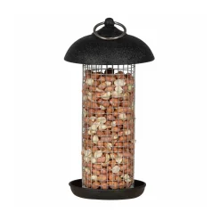 Siena Garden Vogelfuttersäule „Steel Line“ für Nüsse, 20 cm