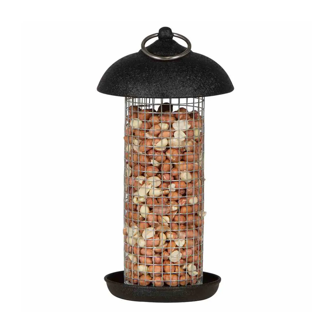 Siena Garden Vogelfuttersäule „Steel Line“ für Nüsse, 20 cm