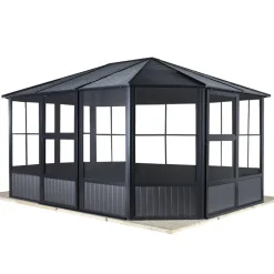 Sojag Pavillon Kaltwintergarten Charleston 1215 383,6x488,6x280,89cm Anthrazit