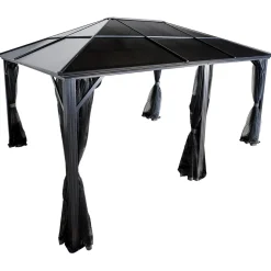 Sojag Pavillon Meridien 1216 inkl. Moskitonetz 365x485x270cm Anthrazit