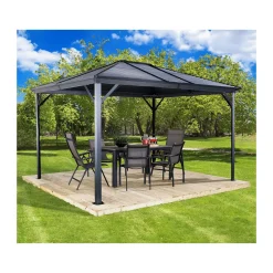 Sojag Pavillon Ventura 1010 295,5x295,5x260,5cm Basaltgrau