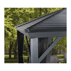 Sojag Pavillon Ventura 1010 295,5x295,5x260,5cm Basaltgrau