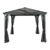 Sojag Pavillon Verona 1010 inkl. Moskitonetz 298,3x298,3x261cm Anthrazit