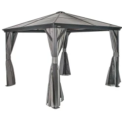 Sojag Pavillon Verona 1010 inkl. Moskitonetz 298,3x298,3x261cm Anthrazit