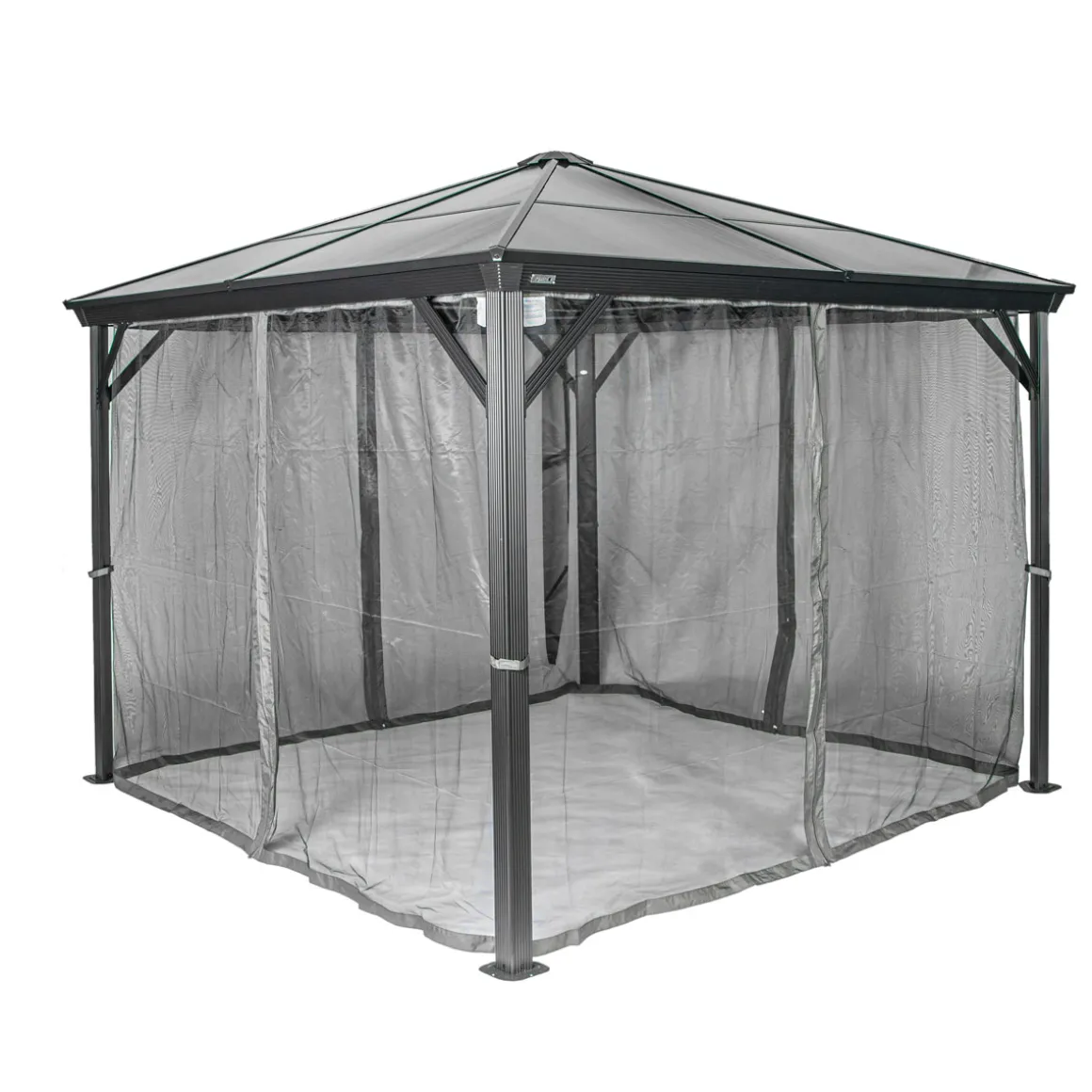 Sojag Pavillon Verona 1010 inkl. Moskitonetz 298,3x298,3x261cm Anthrazit