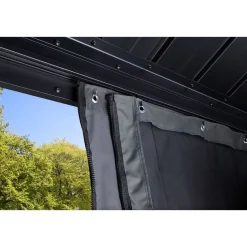 Sojag Vorhang-Set für Messina & Mykonos 1216 Dunkelgrau