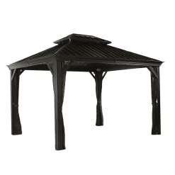 Sojag Vorhang-Set für Messina & Mykonos 1012 Dunkelgrau