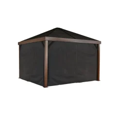 Sojag Vorhang-Set für South Beach & Valencia 1212 Schwarz