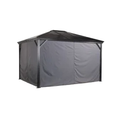 Sojag Vorhang-Set für Verona 1010 Dunkelgrau