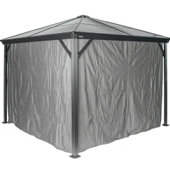 Sojag Vorhang-Set für Verona 1010 Dunkelgrau