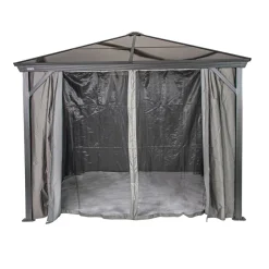 Sojag Vorhang-Set für Verona 1010 Dunkelgrau