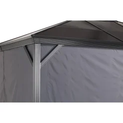 Sojag Vorhang-Set für Verona 1014 Dunkelgrau