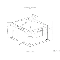Sojag Winterabdeckung für 1012 Modelle Grau