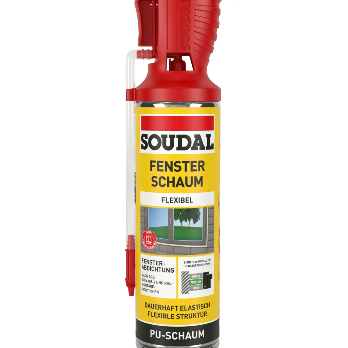Soudal Fensterschaum champagner auch für Türrahmen 500 ml