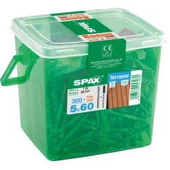 Spax Terrassenschraube-Set Zylinderkopf 5 x 60 mm