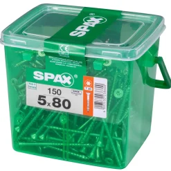 Spax Universalschraube Wirox Senkkopf 5 x 80 mm 150 Stück