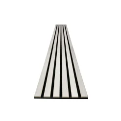 Specht Ambiente Akustikpaneel, Eiche weiß, 250x30x1,1 cm