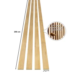 Specht Classic Stix, Eiche hellbraun, 250x3,45 cm