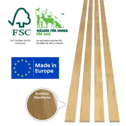 Specht Classic Stix, Eiche hellbraun, 250x3,45 cm