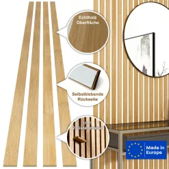 Specht Classic Stix, Eiche hellbraun, 250x3,45 cm