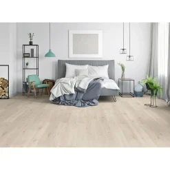 Specht Landhausdiele Deluxe AQUA Eiche weiß 128,5 x 19,2 cm