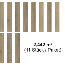 Specht Vinylboden Vinyl SPC Classic Eiche Alberta 1220 x 182 x 3,8 mm