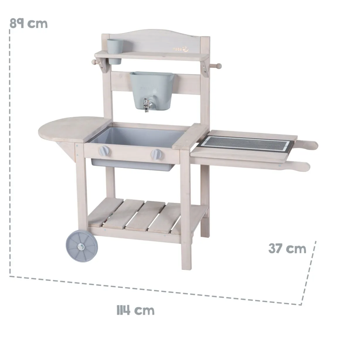 Spiel- und Matschküche „Mobil“ 115x89x41,5 cm