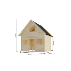 Spielhaus Kalle naturbelassen