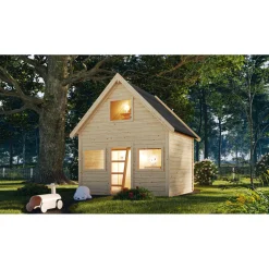 Spielhaus Kalle naturbelassen