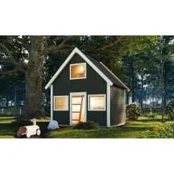 Spielhaus Kalle terragrau