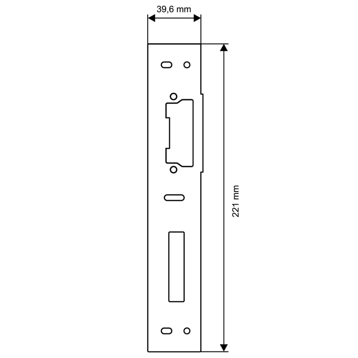 SplenDoor Elektrischer Türöffner mit Entriegelung , links