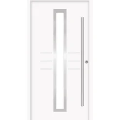 SplenDoor Premium-Haustür Passivedoor Lund RC2 energiesparend einbruchsicher weiss 100 x 210 cm rechts