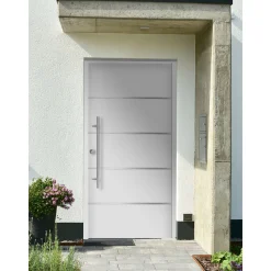 SplenDoor Premium-Haustür Passivedoor Visby RC2 energiesparend einbruchsicher weiss 100 x 210 cm links