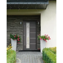 SplenDoor Premium-Haustür Passivedoor Uppsala energiesparend anthrazit 100 x 210 cm links