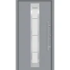SplenDoor Premium-Haustür Passivedoor Malmo RC2 energiesparend einbruchsicher grau 110 x 210 cm rechts