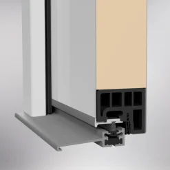 SplenDoor Premium-Haustür Passivedoor Malmo RC2 energiesparend einbruchsicher weiss 100 x 200 cm links