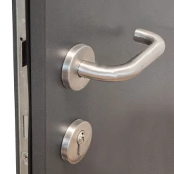 SplenDoor Premium-Haustür Passivedoor Visby RC2 energiesparend einbruchsicher anthrazit 100 x 210 cm rechts