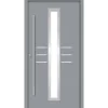 SplenDoor Premium-Haustür Passivedoor Lund energiesparend grau 100 x 200 cm links