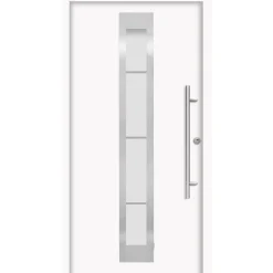 SplenDoor Premium-Haustür Passivedoor Malmo RC2 energiesparend einbruchsicher weiss 100 x 210 cm rechts