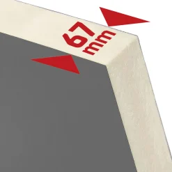 SplenDoor Sicherheits-Nebeneingangstuer NS4 RC2 auf Maß, Anthrazit, Links