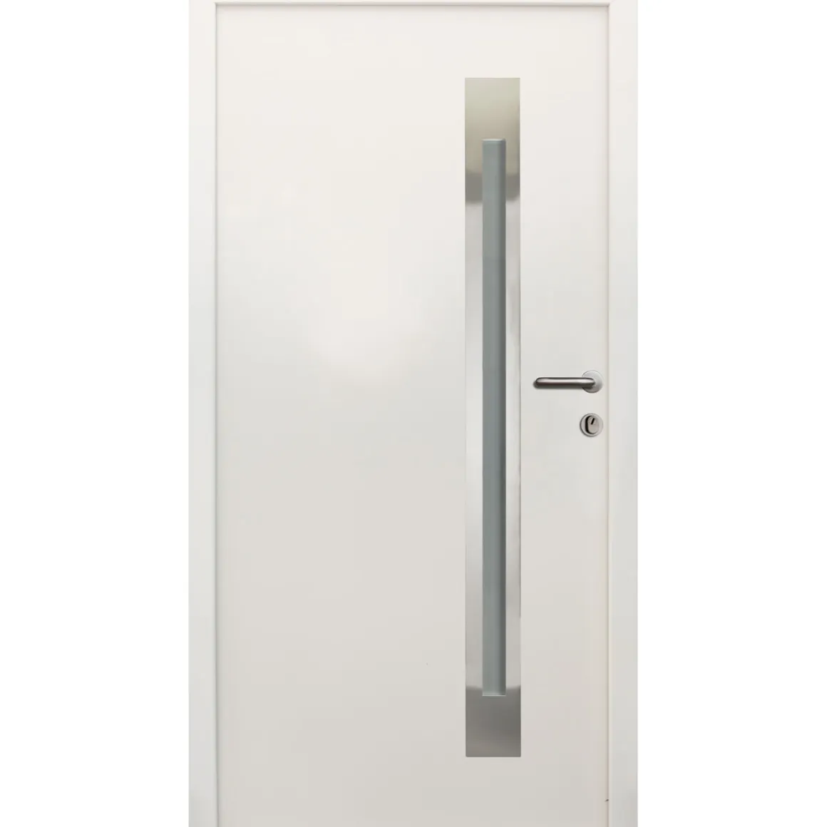 SplenDoor Sicherheits-Nebeneingangstuer NS4 RC2 98x198 Weiss rechts