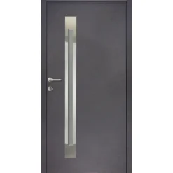 SplenDoor Sicherheits-Nebeneingangstuer NS4 RC2 98x198 Anthrazit links