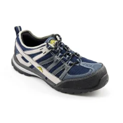 Sport Sicherheitssandale S1P grau-navy Größe