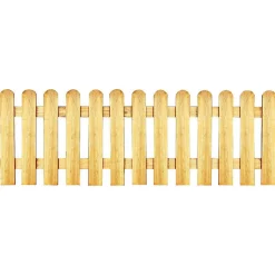 Staketenzaun gerade 180 x 85 cm