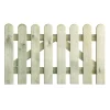 Staketenzauntor gerade 100 x 60 cm