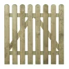 Staketenzauntor gerade 100 x 100 cm